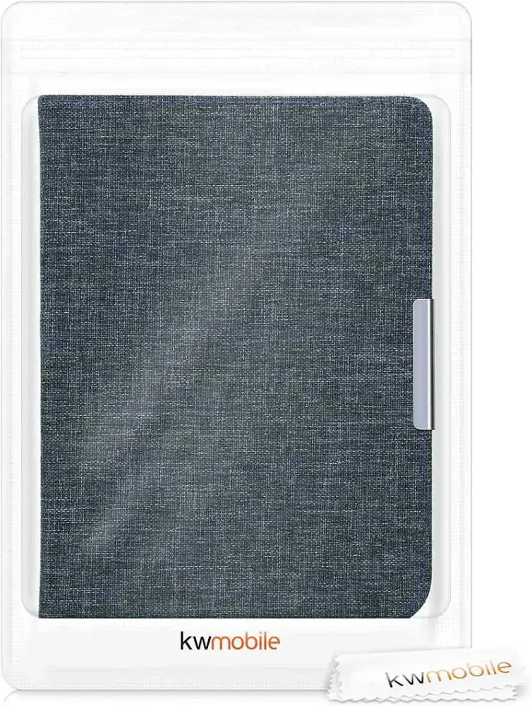 Pouzdro KW Mobile - Fabric Flip - KW4677504 - pro Pocketbook 740/741 - tmavě modré