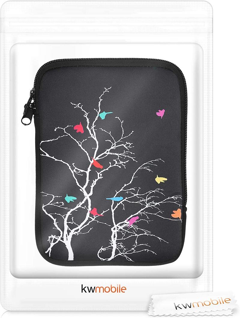 Pouzdro KW Mobile Birds Branch - KW5033505 - Univerzální pouzdro pro čtečky 6" - černé