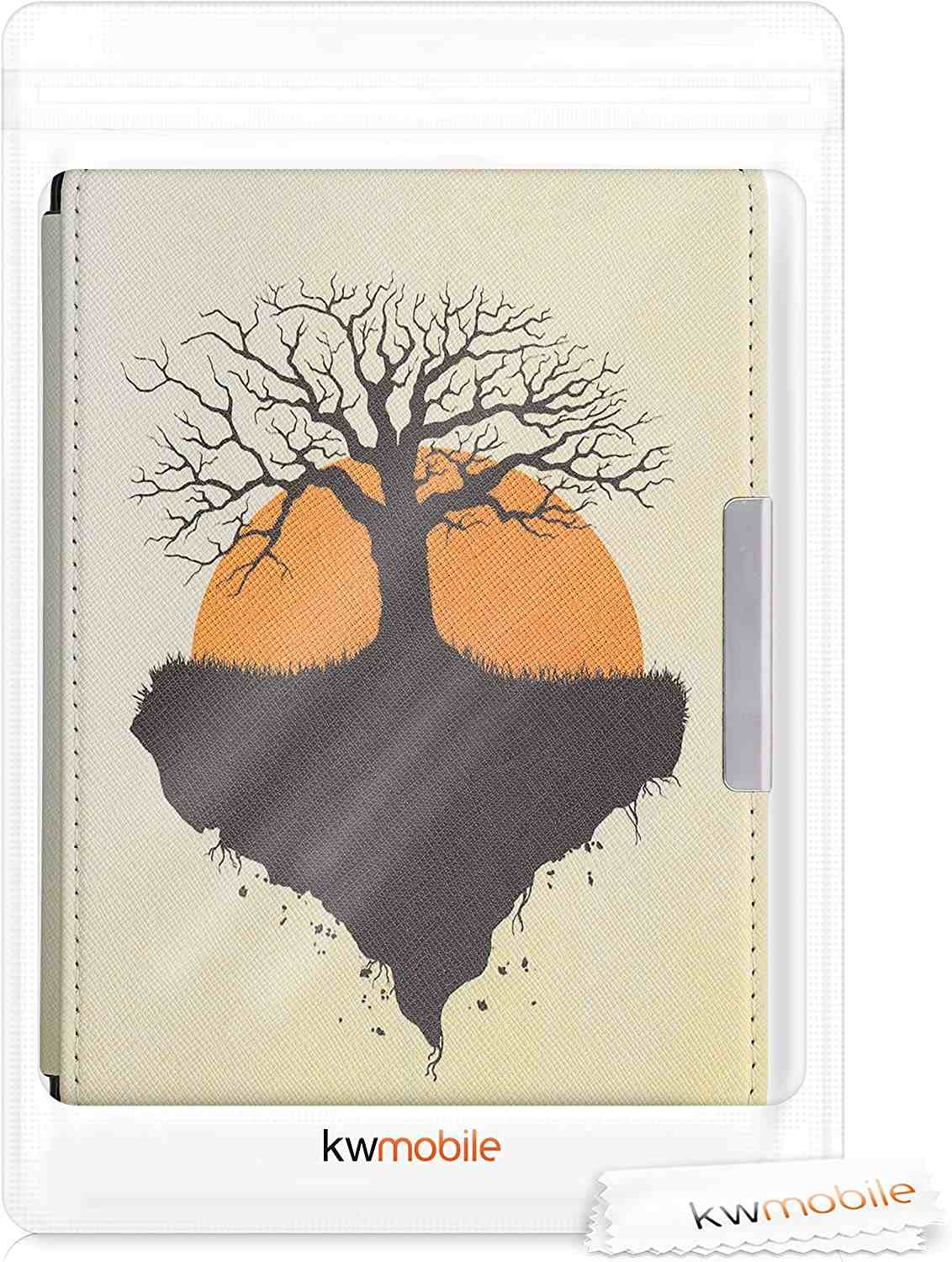 Pouzdro KW Mobile - Tree Root - KW2582442 - pro Amazon Kindle Paperwhite 1/2/3 - béžové