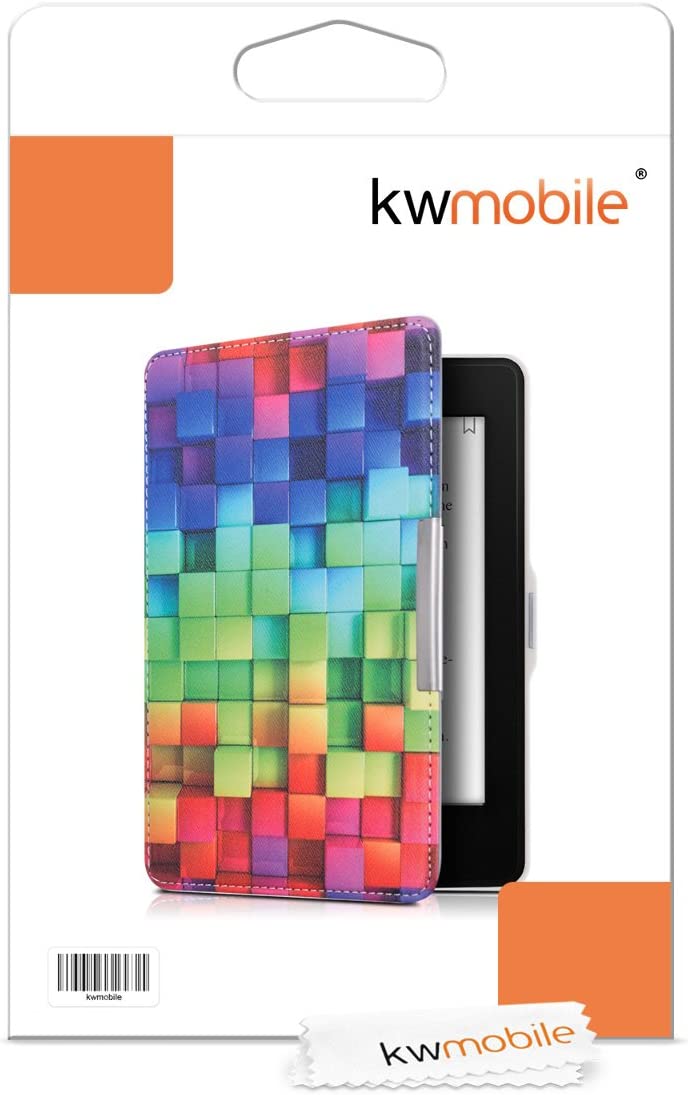 Pouzdro KW Mobile - Rainbow Cubes - KW2582404 - pro Amazon Kindle Paperwhite 1/2/3 - vícebarevné