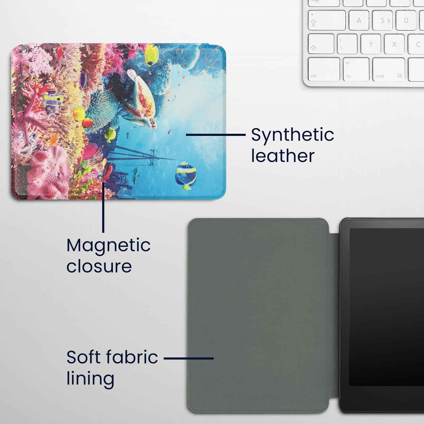 Pouzdro KW Mobile - Underwater - KW5625622 - pro Amazon Kindle Paperwhite 5 (2021) - vícebarevné