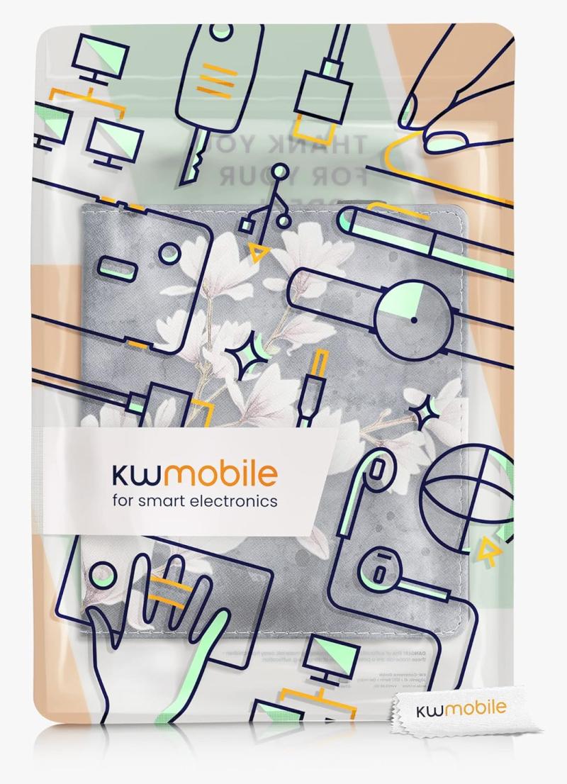 Pouzdro KW Mobile - Magnolias - KW4941803 - pro Amazon Kindle Oasis 2/3 - vícebarevné