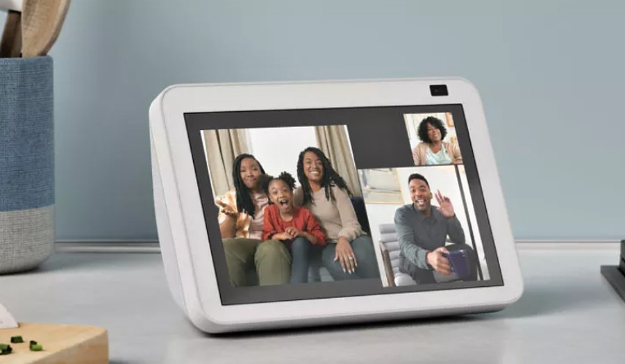 AMAZON ECHO SHOW 8 (2021, 2.GEN) - hlasový asistent s displejem 8" - bílý