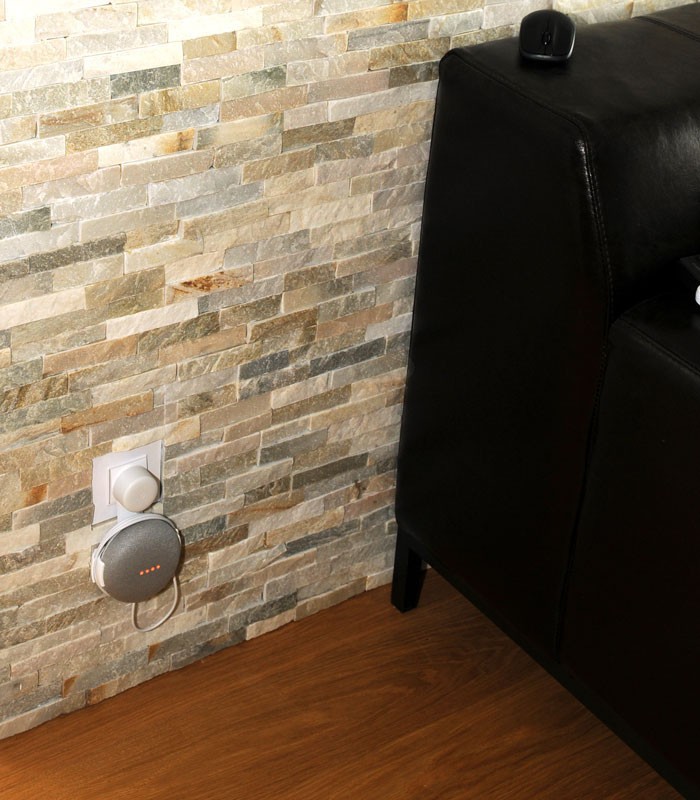 B-SAFE DRŽÁK GOOGLE HOME MINI CHARGER WALL MOUNT, BÍLÝ