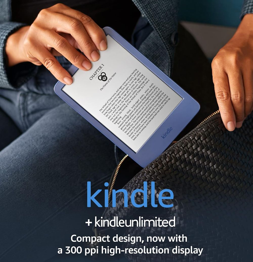Amazon Kindle 2022 - Special Offers, 16GB - modrý