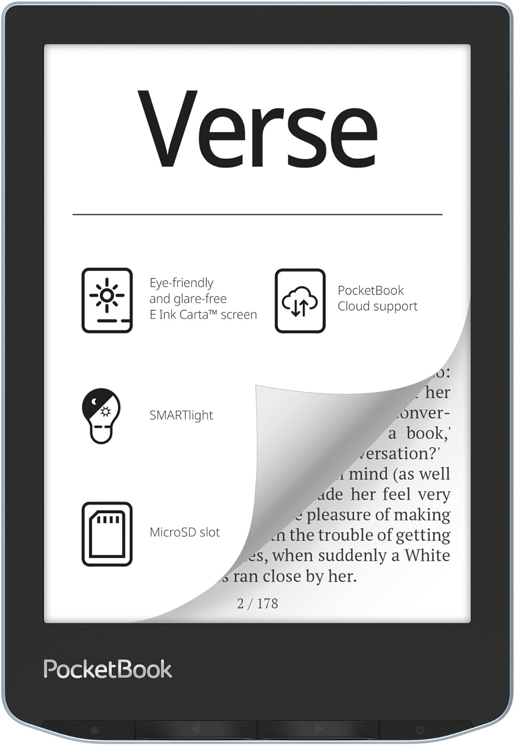PocketBook 629 Verse - 8GB, WiFi, Bright Blue (modrý)
