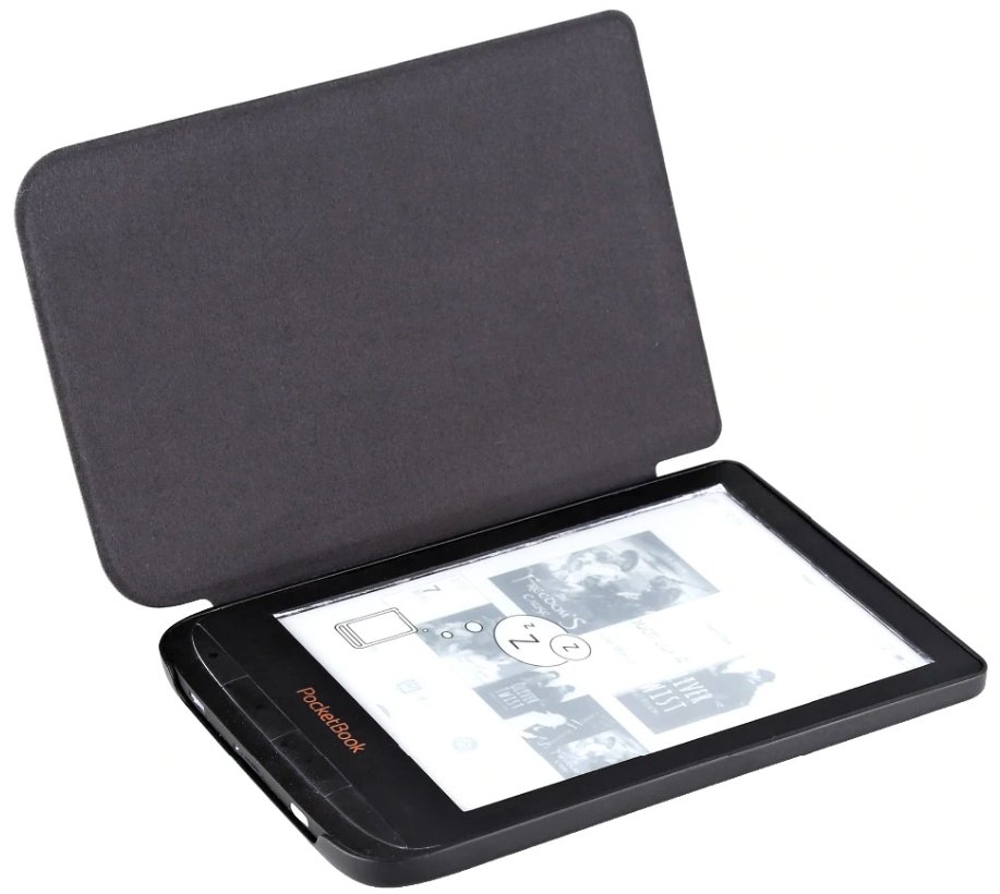 Origami Durable Lock ODL-102 pouzdro pro Pocketbook 616 / 617 / 618 / 627 / 628 / 632 / 633 - tmavě modré, stojánek, magnet