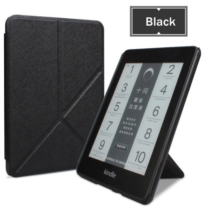 Origami Durable Lock OR42 - pouzdro pro Amazon Kindle Paperwhite 1 / 2 / 3, magnet, stojánek - černé