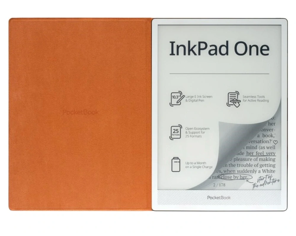 Pouzdro PocketBook MF-1030-DOG-WW pro Pocketbook 1030 InkPad One - oranžové, orig. Pocketbook