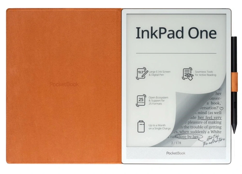 Pouzdro PocketBook MF-1030-DOG-WW pro Pocketbook 1030 InkPad One - oranžové, orig. Pocketbook