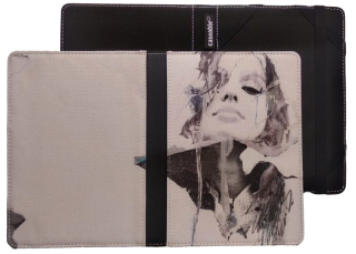 Caseable C04-C univerzální pouzdro pro čtečky knih - motiv Circulation