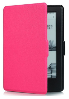 Obal na čtečku Kindle 8 Durable Lock DL408 - tmavě růžové, magnetické zavírání, AutoSleep