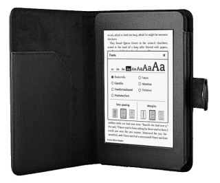 Obal na čtečku Kindle Paperwhite 1, 2, 3 Protect PT136 černé, magnet, AutoSleep