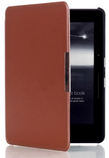 Pouzdro Durable Lock pro Amazon Kindle Voyage - hnědé, magnet, AutoSleep