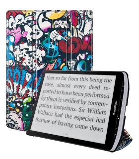 Obal na čtečku Pocketbook InkPad X 1040 - B-SAFE 1327 - Comics, magnetické zavírání, stojánek, AutoSleep