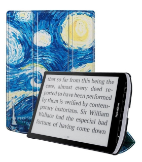 Obal na čtečku Pocketbook InkPad X 1040 - B-SAFE 1326 - Gogh, magnetické zavírání, stojánek, AutoSleep