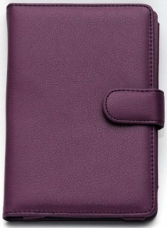 Obal na čtečku Pocketbook 614 / 615 / 622 / 623 / 624 / 625 / 626 / 631 / 640 / 641 - FORTRESS FT141, fialové, magnet