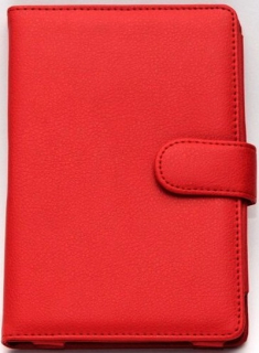 Obal na čtečku Pocketbook 614 / 615 / 622 / 623 / 624 / 625 / 626 / 631 / 640 / 641 - FORTRESS FT140, červené, magnet