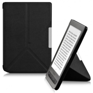 Pouzdro Origami Durable Lock pro Pocketbook 614 / 615 / 624 / 625 / 626 - černé, stojánek, magnet