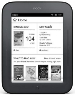 Barnes & Noble Nook Simple Touch - 2 GB, WiFi, černý