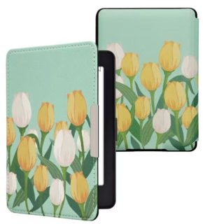 Pouzdro KW Mobile - Tulip - KW2313645 - pro Amazon Kindle Paperwhite 1/2/3 - vícebarevné