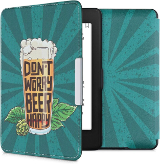 Pouzdro KW Mobile - Dont Worry Beer Happy - KW4556933 - pro Amazon Kindle Paperwhite 1/2/3 - vícebarevné