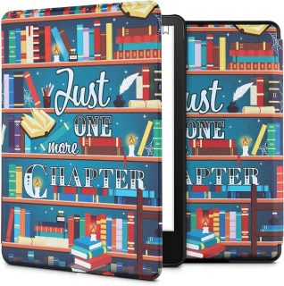 Pouzdro KW Mobile - Library Motto - KW5625614 - pro Amazon Kindle Paperwhite 5 (2021) - vícebarevné