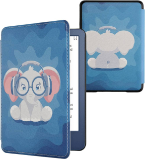 Pouzdro KW Mobile - Cute Elephant - KW5998914 - pro Amazon Kindle 2022 - vícebarevné