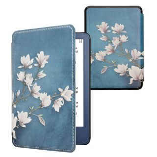 Pouzdro KW Mobile - Magnolias - KW5998906 - pro Amazon Kindle 2022 - vícebarevné