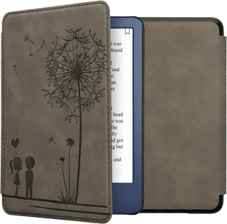 Pouzdro KW Mobile - Dandelion Love - KW5999002 - pro Amazon Kindle 2022 - šedé