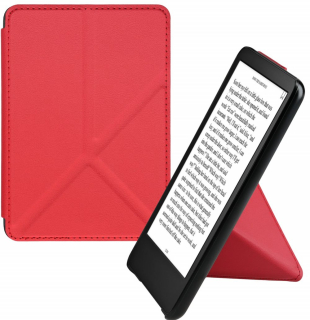 Pouzdro KW Mobile - Origami Red Leather - KW5999709 - pro Amazon Kindle 2022 - červené