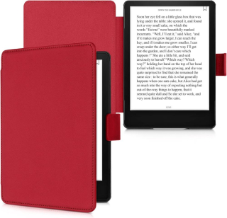 Pouzdro KW Mobile (Kalibri) - Real Leather - KA5626620 - pro Amazon Kindle Paperwhite 5 (2021) - červená kůže
