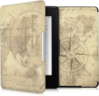 Pouzdro KW Mobile - Travel Vintage - KW2313637 - pro Amazon Kindle Paperwhite 1/2/3 - vícebarevné