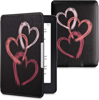 Pouzdro KW Mobile - Brushed Heart Abstract - KW4556954 - pro Amazon Kindle Paperwhite 1/2/3 - vícebarevné