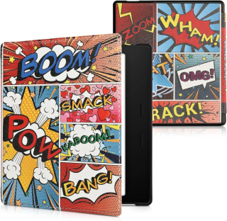 Pouzdro KW Mobile - Comic Book Symbol - KW4941721 - pro Amazon Kindle Oasis 2 / 3 - vícebarevné