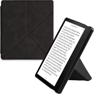 Pouzdro KW Mobile - Origami Nubuk Stand - KW6006901 - pro Amazon Kindle Oasis 2 / 3 - černé