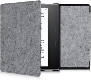 Pouzdro KW Mobile Felt Fabric - KW5062301 - pro Amazon Kindle Oasis 2/3 - šedé
