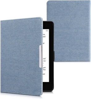 Pouzdro KW Mobile - Textil Light Blue - KW5810723 - pro Amazon Kindle Paperwhite 1/2/3 - světle modré