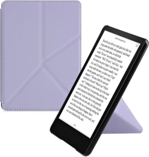 Pouzdro KW Mobile - Origami Lavender Leather - KW57158108 - pro Amazon Kindle Paperwhite 5 (2021) - světle fialové