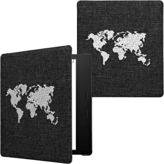 Pouzdro KW Mobile Felt Travel Outline - KW6075201 - pro Amazon Kindle Oasis 2/3 - černé