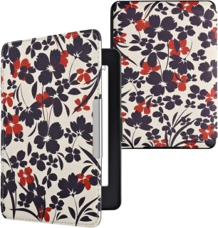 Pouzdro KW Mobile - Flower Illustration - KW2582455 - pro Amazon Kindle Paperwhite 1/2/3 - vícebarevné