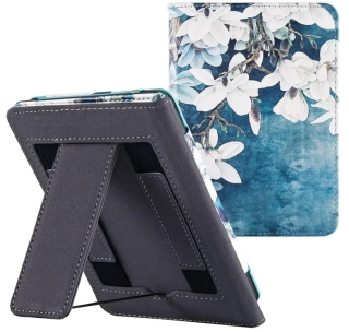 Fortress FT4035 - pouzdro se stojánkem pro Pocketbook 700 Era - motiv Icy Garden, magnet, AutoSleep