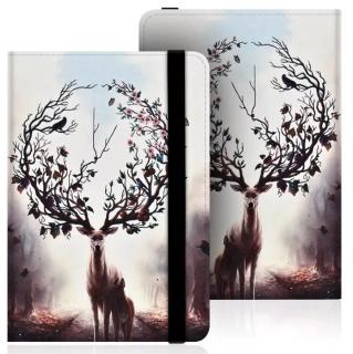 Armori Wraper W013 - univerzální pouzdro na čtečky knih, 6" displej - motiv Tree Deer