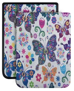 ARMORI TRIMER T022, pouzdro pro Pocketbook 740 InkPad 3 - motiv Butterfly