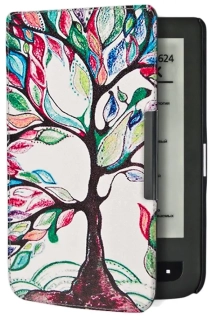 ARMORI TRIMER T038 - pouzdro pro Pocketbook 614 / 615 / 624 / 625 / 626 - motiv Tree