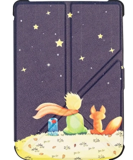 Origami Durable Lock ODL-106 pouzdro pro Pocketbook 616 / 617 / 618 / 627 / 628 / 632 / 633 - motiv Little Prince, stojánek, magnet