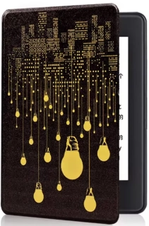 Armori Trimer T113, pouzdro pro Amazon Kindle Paperwhite 1/2/3 - magnetické zavírání, AutoSleep, motiv Lights