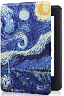 Armori Trimer T118, pouzdro pro Amazon Kindle Paperwhite 1/2/3 - magnetické zavírání, AutoSleep, motiv Gogh