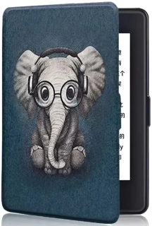 Armori Trimer T119, pouzdro pro Amazon Kindle Paperwhite 1/2/3 - magnetické zavírání, AutoSleep, motiv Elephant