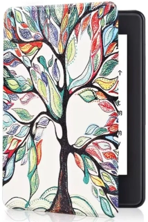 Armori Trimer T124, pouzdro pro Amazon Kindle Paperwhite 1/2/3 - magnetické zavírání, AutoSleep, motiv Tree